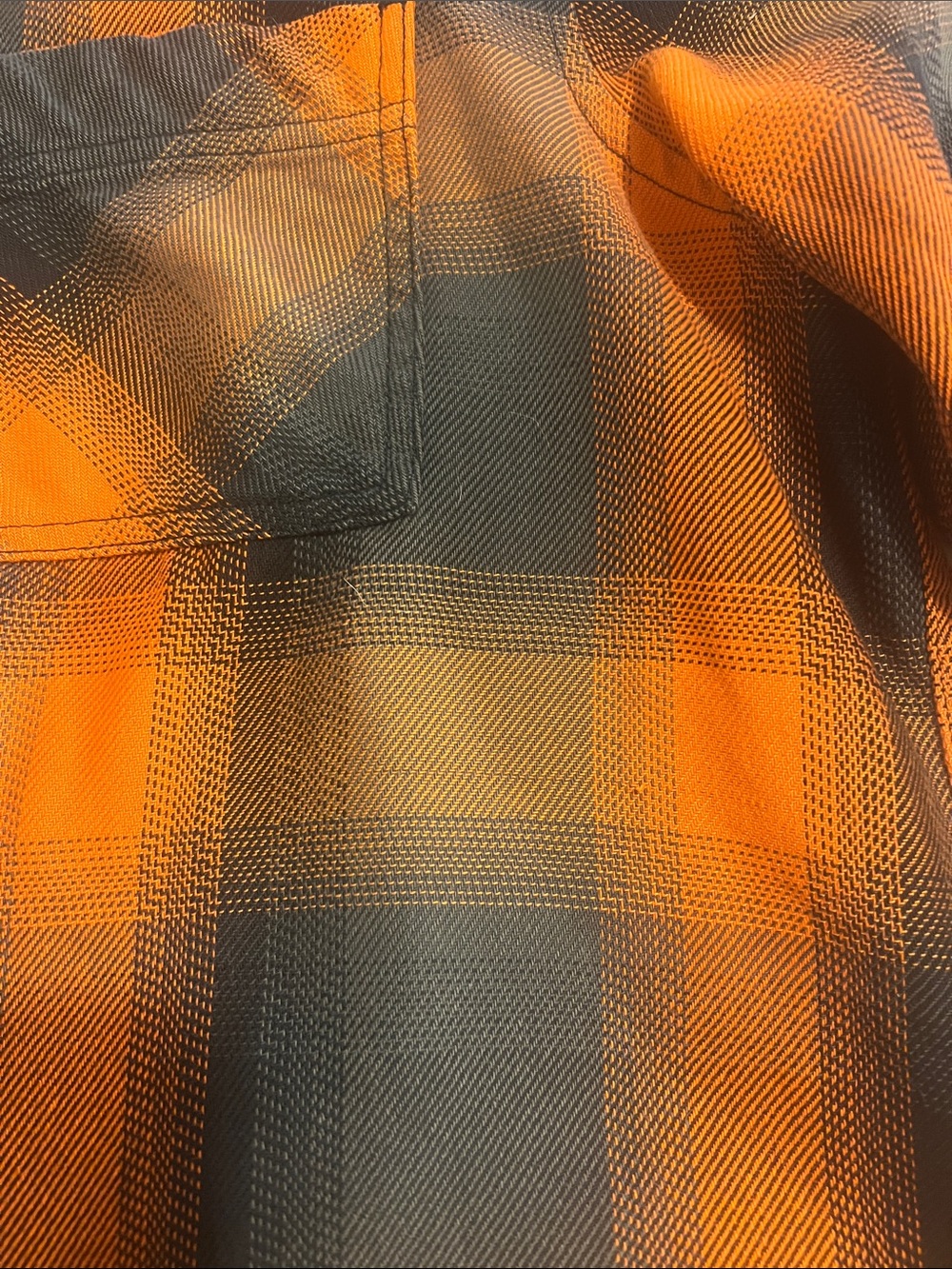 The North Face Orange and Brown Plaid Shirt - Picture 4 of 6